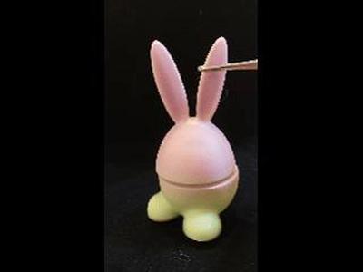 impossible spiral bunny egg