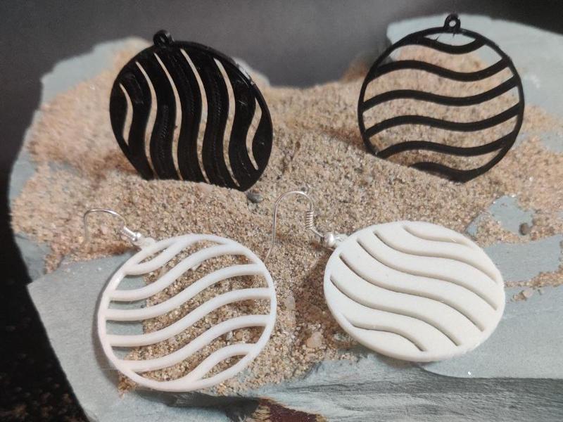 Duality Wave Earrings