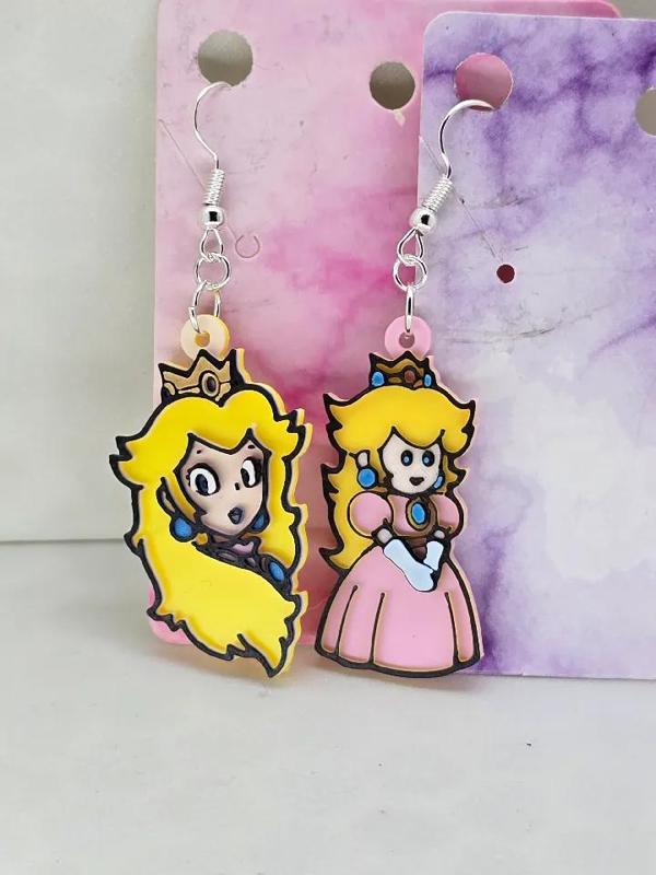 Princess Peach Earrings   