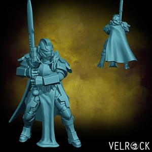 Female Tempest Guardsmen Knight with Sword 3 (PRESUPPORTED)