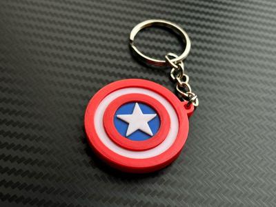 Captain America Keychain