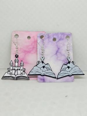 Book Earrings   