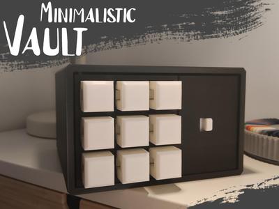Minimalistic Vault | 9 Button Combination Lock