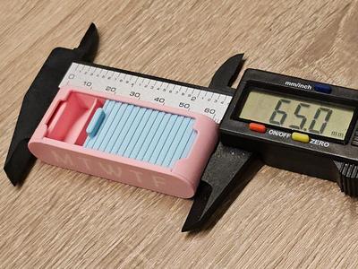 Mini Sliding Pill box 5-day week