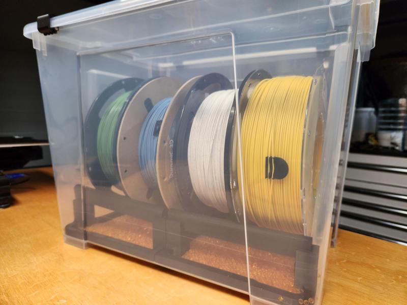 Spool Holder Drybox - Ikea Samla 22L