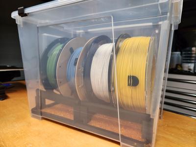 Spool Holder Drybox - Ikea Samla 22L