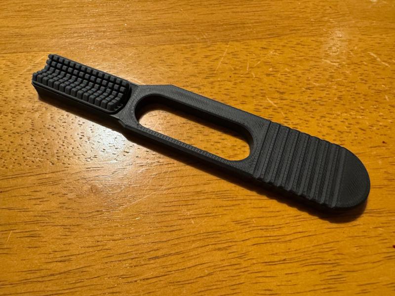 Nozzle wiper brush