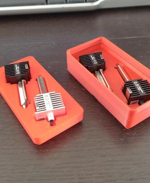 Gridfinity bin for 2 Bambu Lab A1 Nozzles