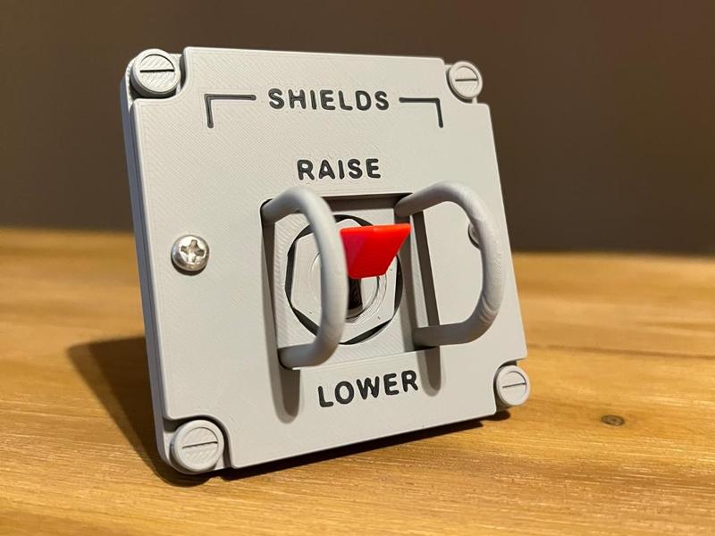 Raise Shields! (Fun Toggle Switch Desk Toy)
