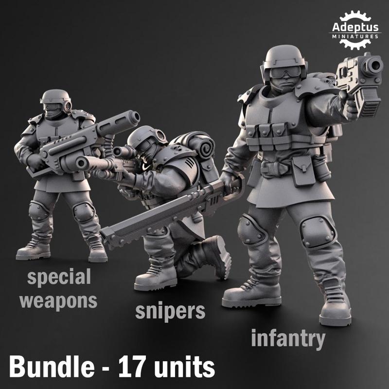 Infantry Bundle. Ultima Troops. Imperial Guard
