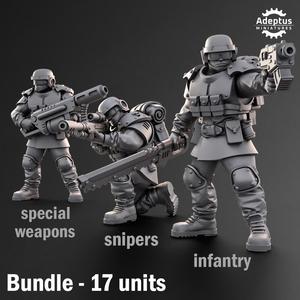 Infantry Bundle. Ultima Troops. Imperial Guard