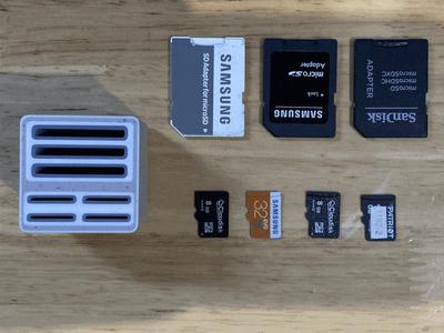 Gridfinity Rugged Insert - SD Card & Micro SD Card