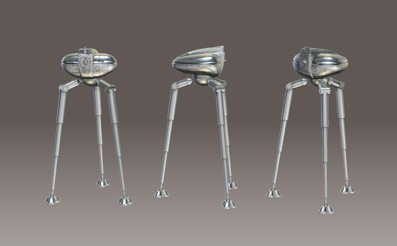The Tripods silver ball
