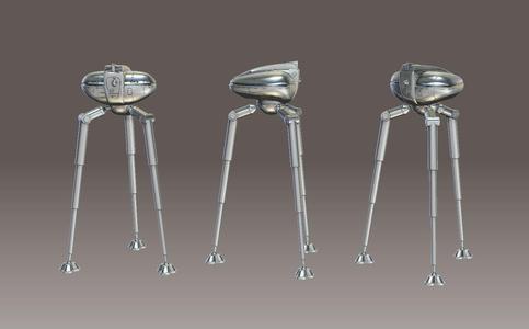 The Tripods silver ball