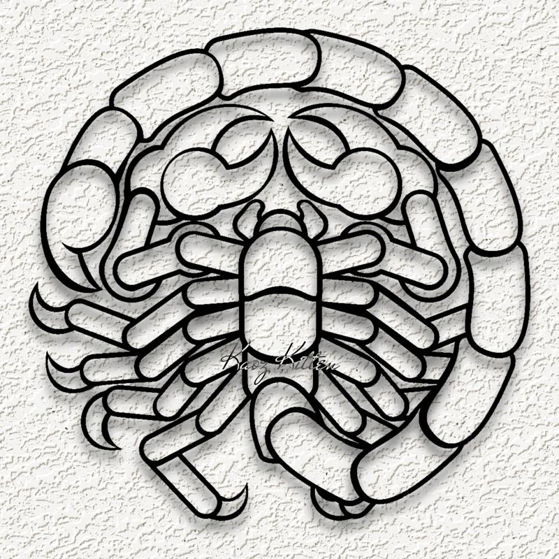 scorpio zodiac wall art astrology home decor