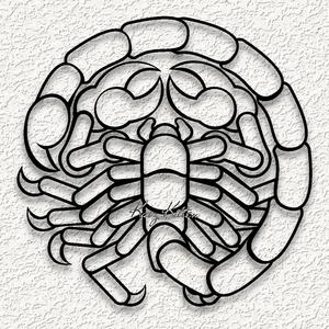 scorpio zodiac wall art astrology home decor