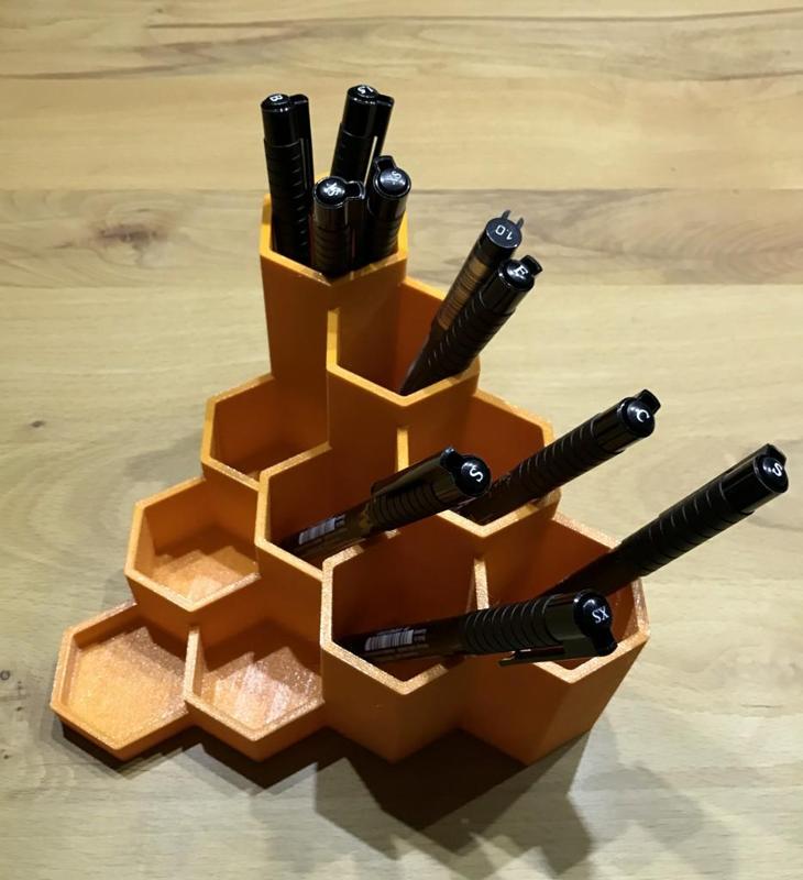 Hexagon Pencil Holder