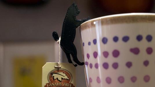 Cat Tea Bag Holder 猫のティーバックホルダー