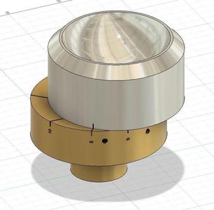 Wood Lathe - Eccentric Sphere Cup   