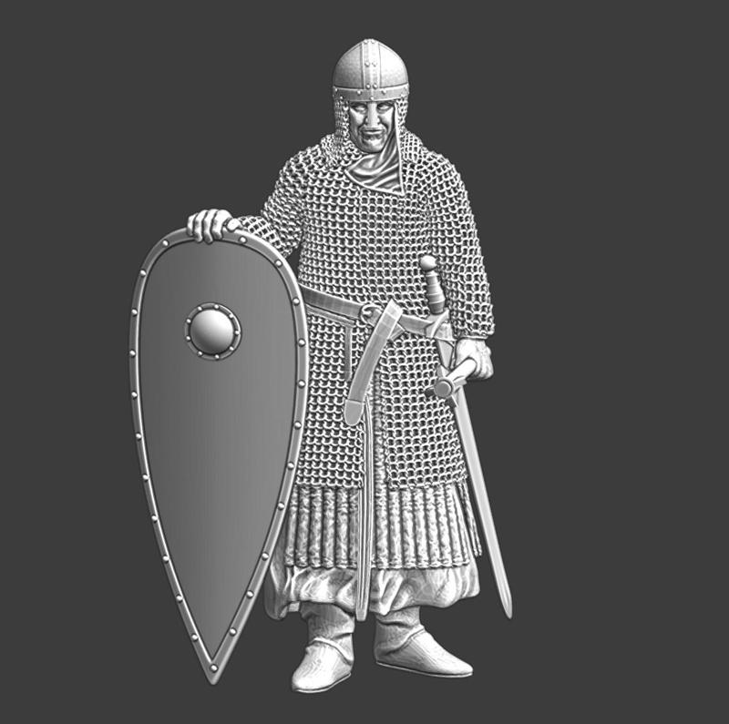 Early medieval crusader - resting