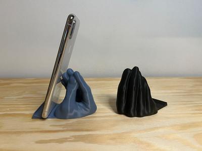 Italian "What do you want?" smartphone stand