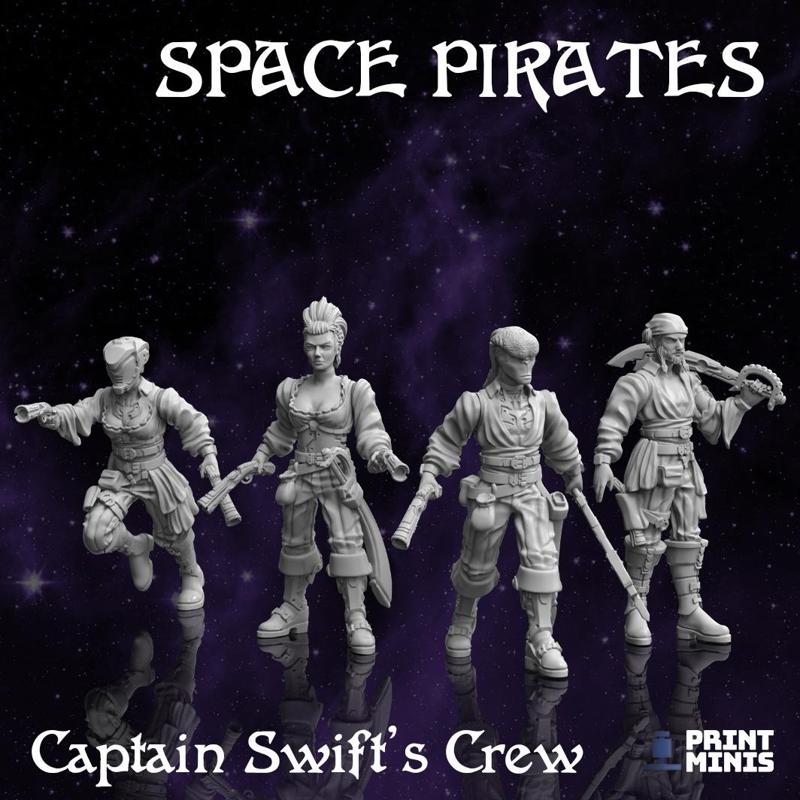 Modular Swift Pirate Crew - Space Pirates Collection