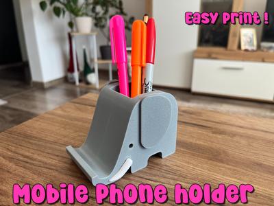 Pen and Phone Holder- Elephone - Elephant style