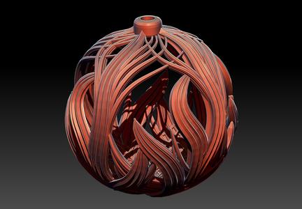 CHRISTMAS ORNAMENT AND/OR LED GIRLANDE LAMPSHADE-01