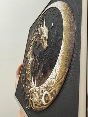Moon Dragon - HueForge Print