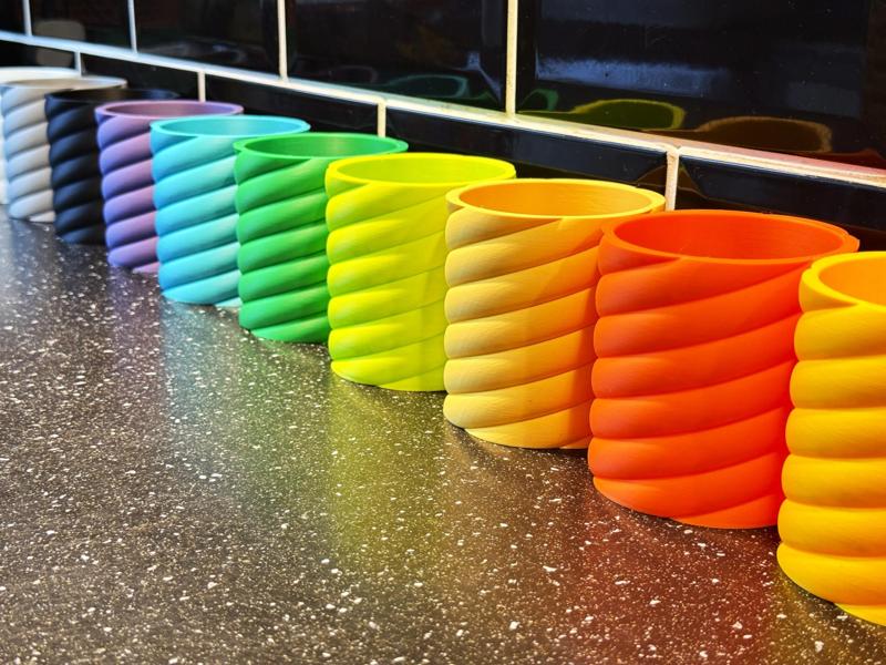 Cloud Spiral Pot or Vase - Accessory Pot!