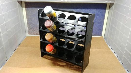 Modular Hobby Paint Rack - Small Wall Hanging 