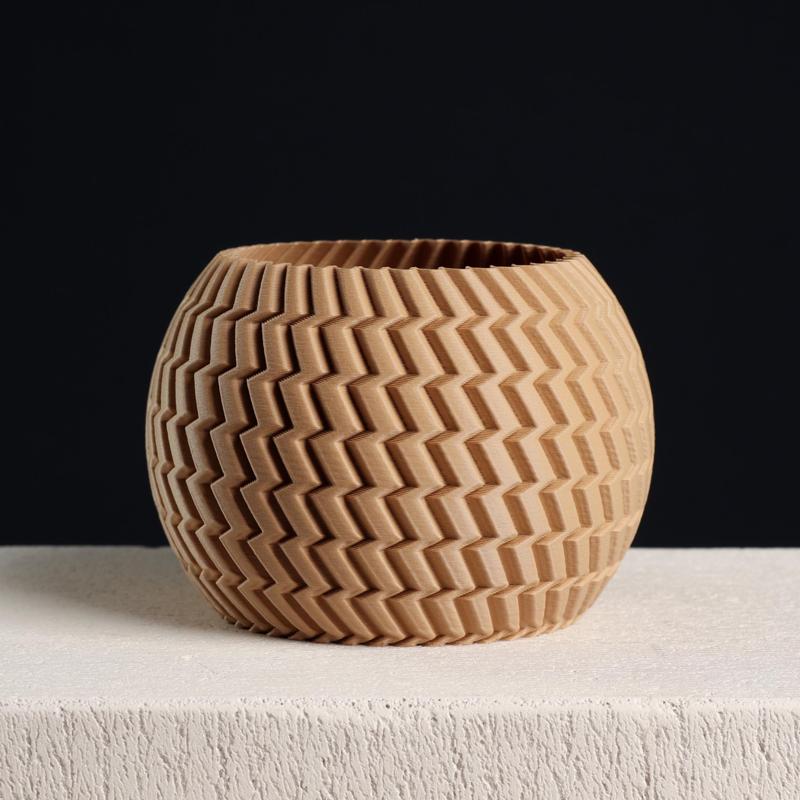 Sphere Planter Zigzag (vase mode) 