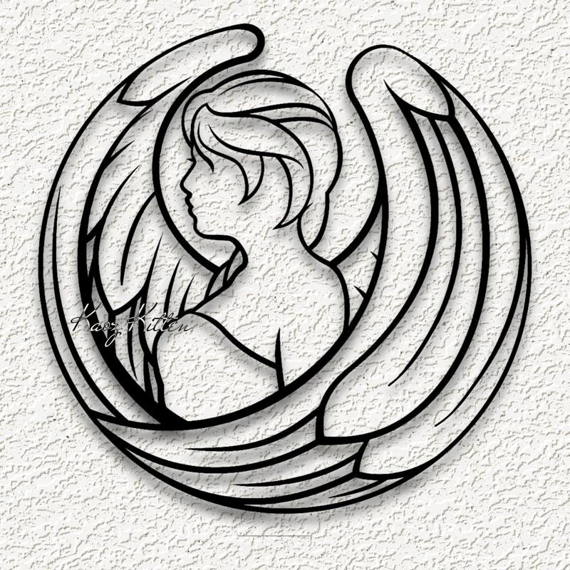 virgo zodiac wall art astrology home decor