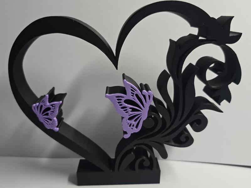 Decorative Heart/Butterflies