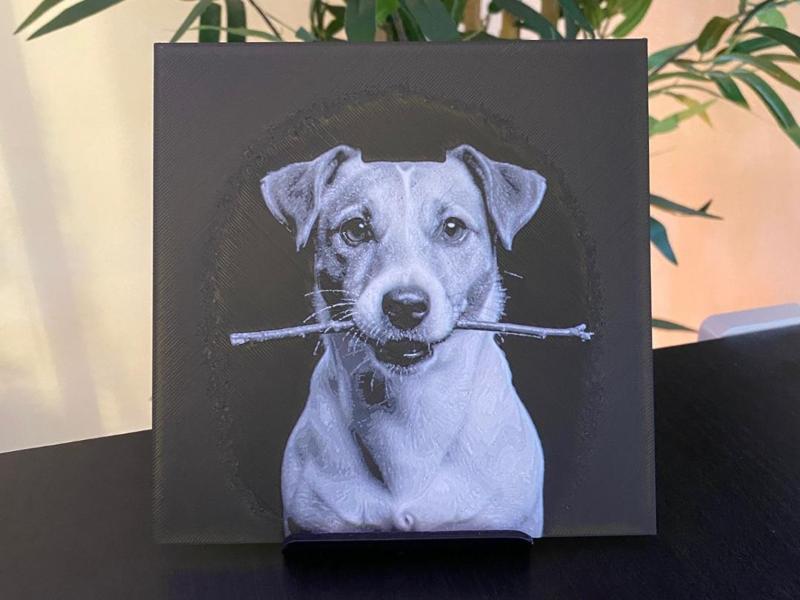Jack russell terrier Hueforge