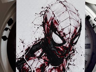 Spiderman Hueforge illustration