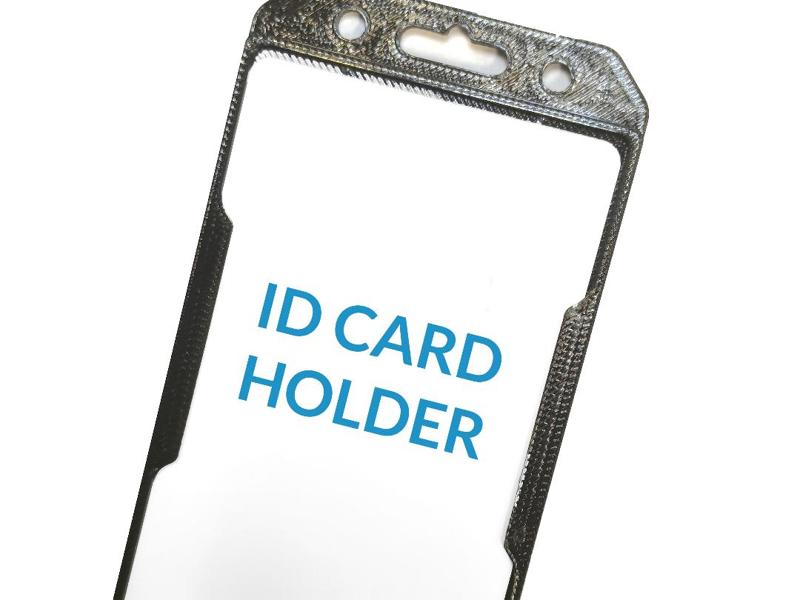 Vertical keycard / badge / ID card holder