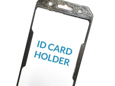 Vertical keycard / badge / ID card holder