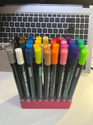 Acrylic Paint Marker Holder for 36 pens