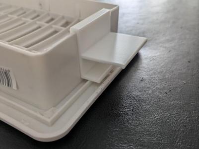HVAC ceiling vent mounting clips