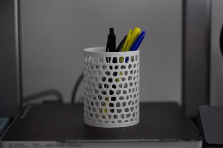 Pen Holder Voronoi Pot