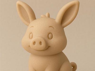 Sitting Piglet (Large Ears)