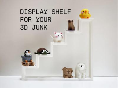 Stairs Display Shelf for Miniatures