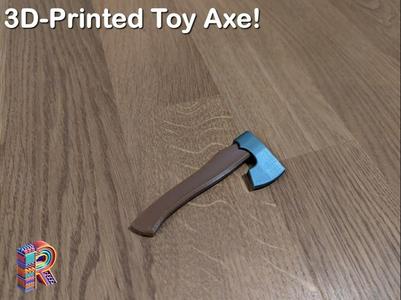 Mini Warrior’s Delight: 2-Part 3D-Printed Toy Axe!