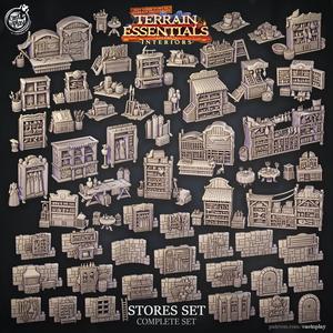 Stores Set (Pre-Supported) - Terrain