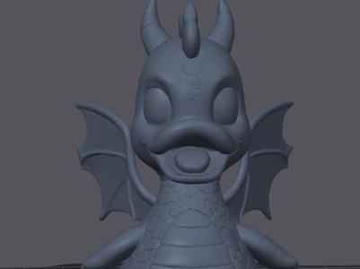 Dragon Rubber Duck (Spyro Inspired)
