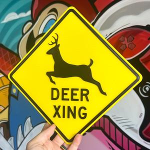 Deer Xing Sign - Days Gone
