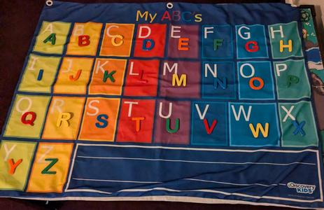 Five Color US alphabet for preschool and toddlers
