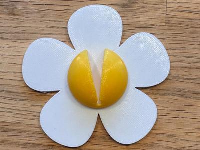 Flower Towel Holder Bathroom Kitchen Decor 3D Print