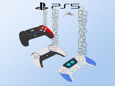 PlayStation controller keychain
